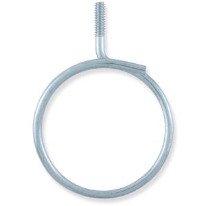 2″ Zinc Plated, 10×24 Thread, Machine Thread Bridle Rings for Cable Support