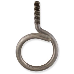 1 1/4″ Stainless Steel, 1/4″x20 Thread, Machine Thread Bridle Rings for Cable Support