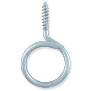 1.25″ Zinc Plated Wood Screw Bridle Ring for Cable Support
