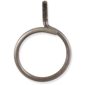 2″ Stainless Steel, 1/4″x20 Thread, Machine Thread Bridle Rings for Cable Support